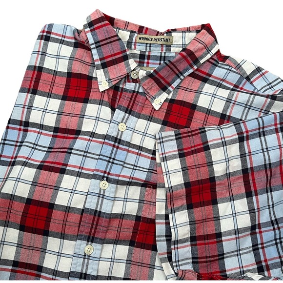 Sun River Other - Sun River Men's XL Red Plaid Short Sleeve Button Down Shirt‎ Casual Outdoors